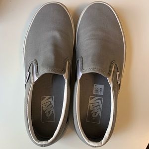 Used Vans Grey Slip-Ons